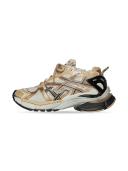 Balenciaga - Runner Mesh and Faux Leather Trainers - Womens - Burgundy