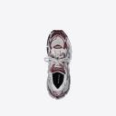 Balenciaga - Runner Mesh and Faux Leather Trainers - Womens - Burgundy