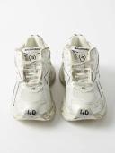Balenciaga - Runner Mesh and Faux Leather Trainers - Womens - White