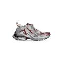 Balenciaga - Runner Panelled Trainers - Mens - Red White