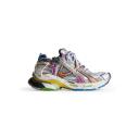 Balenciaga Runner Sneaker - Grey & Silver - Man - 14 - Polyurethane & Polyester