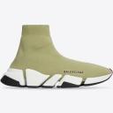 Balenciaga Speed 2.0 Clear Sole Black Neon Green Black