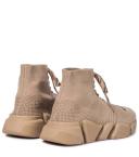 Balenciaga, Speed 2.0 Lace-Up Sneakers, Women, Beige, AU 5, Sneakers, Materialmix