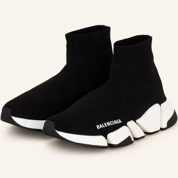 Balenciaga, Speed 2.0 Sneakers, Women, Black, US 12, Sneakers, Materialmix