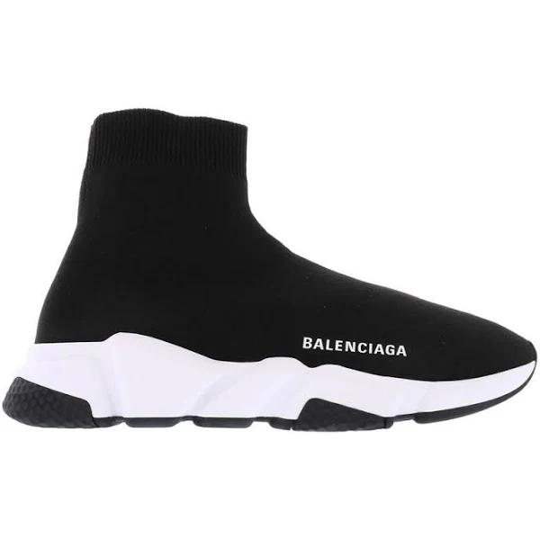 Balenciaga Speed High-Top Sneakers - Black - 47