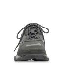 Balenciaga Triple S Clear Sole Sneaker - Grey & Silver - Woman - 41 - Polyester & Polyurethane