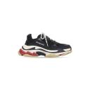 Balenciaga - Triple S Faux-Leather and Mesh Trainers - Mens - Black