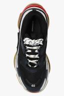 Balenciaga - Triple S Faux-Leather and Mesh Trainers - Mens - Black