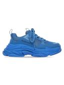 Balenciaga - Triple S Faux-Leather Trainers - Mens - Light Blue