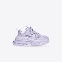 Balenciaga | Women 60mm Triple S Faux Leather Sneakers Lilac 36