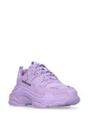 Balenciaga Women's Triple S Logo Purple Trainers