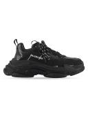 Balenciaga Women's Triple S Logo Purple Trainers