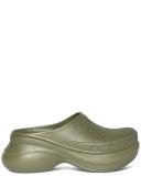 Balenciaga - x Crocs Rubber Slides - Mens - Khaki