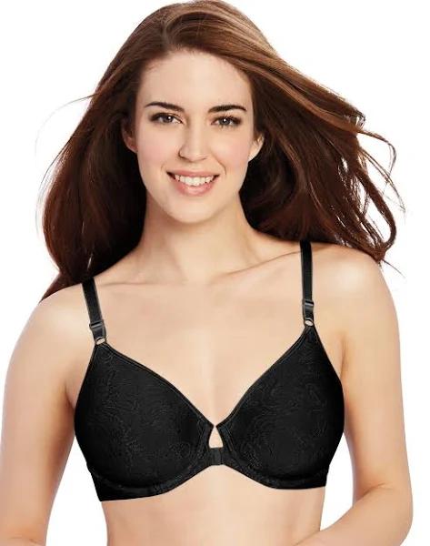 Bali Comfort Revolution Front-Close Shaping Underwire Bra 3P66 - Black