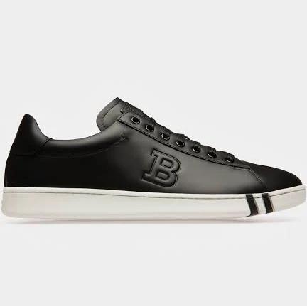 Bally Asher, Leather Sneakers in - Black - 41.5