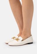 Bally Ellah Flat Leather Loafers in Bone - Multi - 38.5