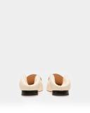 Bally Ellah Flat Leather Loafers in Bone - Multi - 38.5