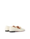 Bally Ellah Flat White, Leather Loafers in Bone - White - 41