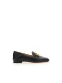 Bally Ellah Leather Loafers in - Black - 35