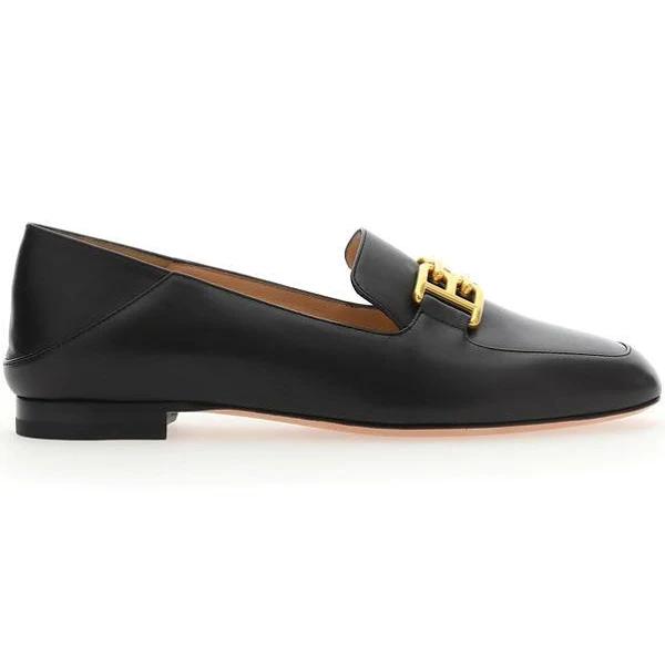 Bally Ellah Leather Loafers in - Black - 35