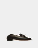Bally Ellah Leather Loafers in - Black - 37