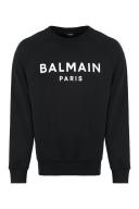 Balmain Black Printed Sweatshirt