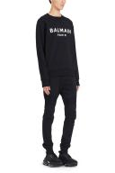 Balmain Black Printed Sweatshirt