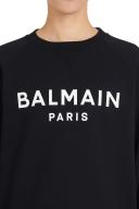 Balmain Black Printed Sweatshirt