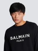 Balmain Black Printed Sweatshirt
