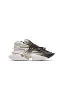 Balmain | Men Unicorn Leather & Neoprene Sneakers White/Black 40