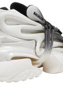 Balmain | Men Unicorn Leather & Neoprene Sneakers White/Black 40