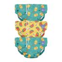 Bambino Mio Reusable Swim Diaper, Tropical, Large (1-2 Years), 3 Pack