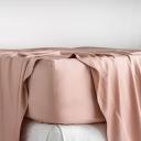 Bamboo Fitted Sheet in Clay by I Love Linen - King x 30cm