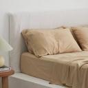 Bamboo Fitted Sheet in Latte by I Love Linen - King x 40cm