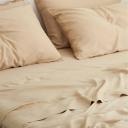 Bamboo Fitted Sheet in Latte by I Love Linen - King x 40cm
