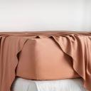 Bamboo Fitted Sheet in Terracotta by I Love Linen - King x 50cm