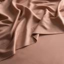 Bamboo Flat Sheet in Clay by I Love Linen - Queen