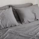 Bamboo Flat Sheet in Grey by I Love Linen - King