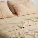 Bamboo Flat Sheet in Latte by I Love Linen - King