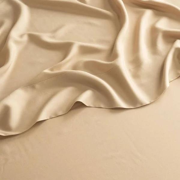 Bamboo Flat Sheet in Latte by I Love Linen - King