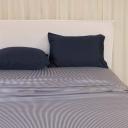 Bamboo Haus Juliet Love 100% Bamboo Flat Sheet - Sky Cloud