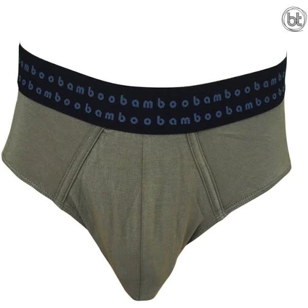 Bamboo Trunks for Men Olive / XXL