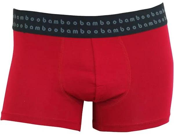 Bamboo Trunks for Men Red / 4XL