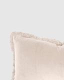 Bambury Velvet Cushion - Rectangle - Pearl