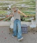 Bang Side Seams Whisker Faded Jeans