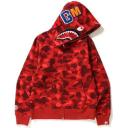 BAPE Color Camo Shark Full Zip Hoodie (SS23) Purple