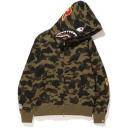 BAPE Color Camo Shark Full Zip Hoodie (SS23) Purple