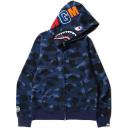 BAPE Color Camo Shark Full Zip Hoodie (SS23) Purple