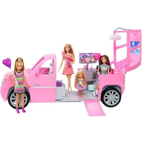 Barbie Dolls and Limo Vehicle Playset