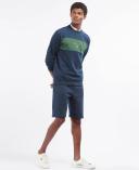 Barbour Heritage Men's Honour Panel Sweatshirt - Navy - M
